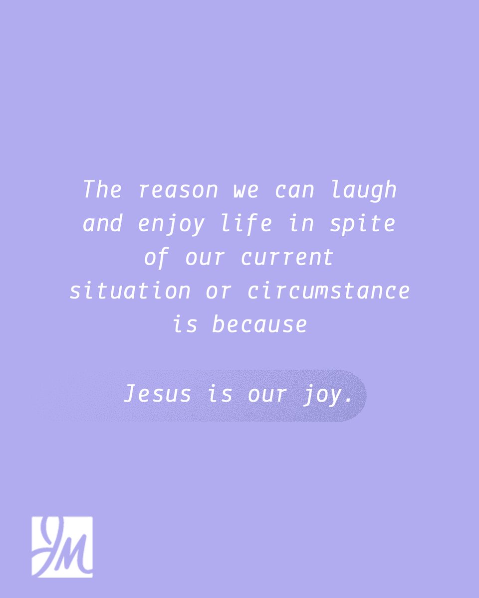 JoyceMeyer's tweet photo. Your circumstances don't get the final say. Jesus does. 

Because He is our joy, we can laugh, hope, and keep moving forward—even in difficult seasons. https://t.co/EXP5kOCBZK