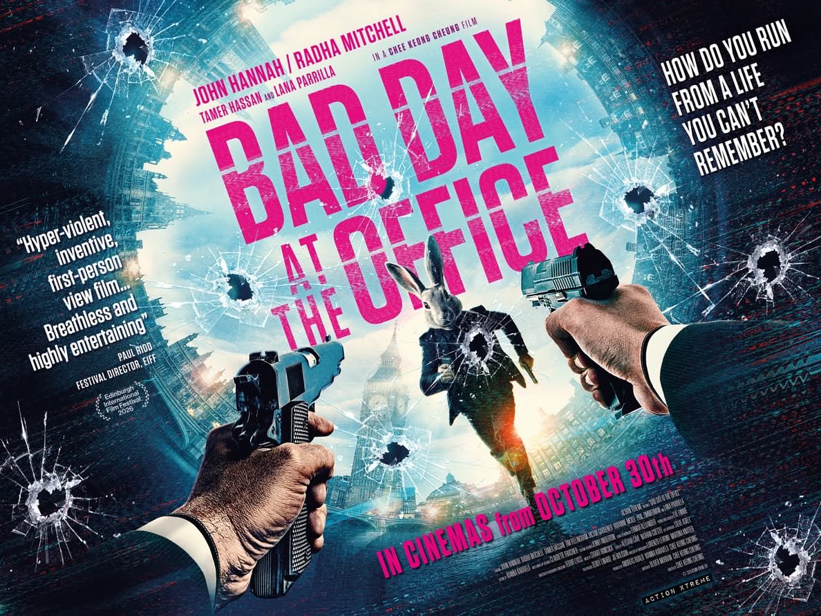 BRParrilla's tweet photo. Pôster oficial de “Bad Day at the Office”, que terá sua estreia mundial no Edinburgh International Film Festival no dia 13 de Agosto e sua estreia nos cinemas da Irlanda e do Reino Unido a partir do dia 30 de Outubro. https://t.co/UK7U2SIh6Z