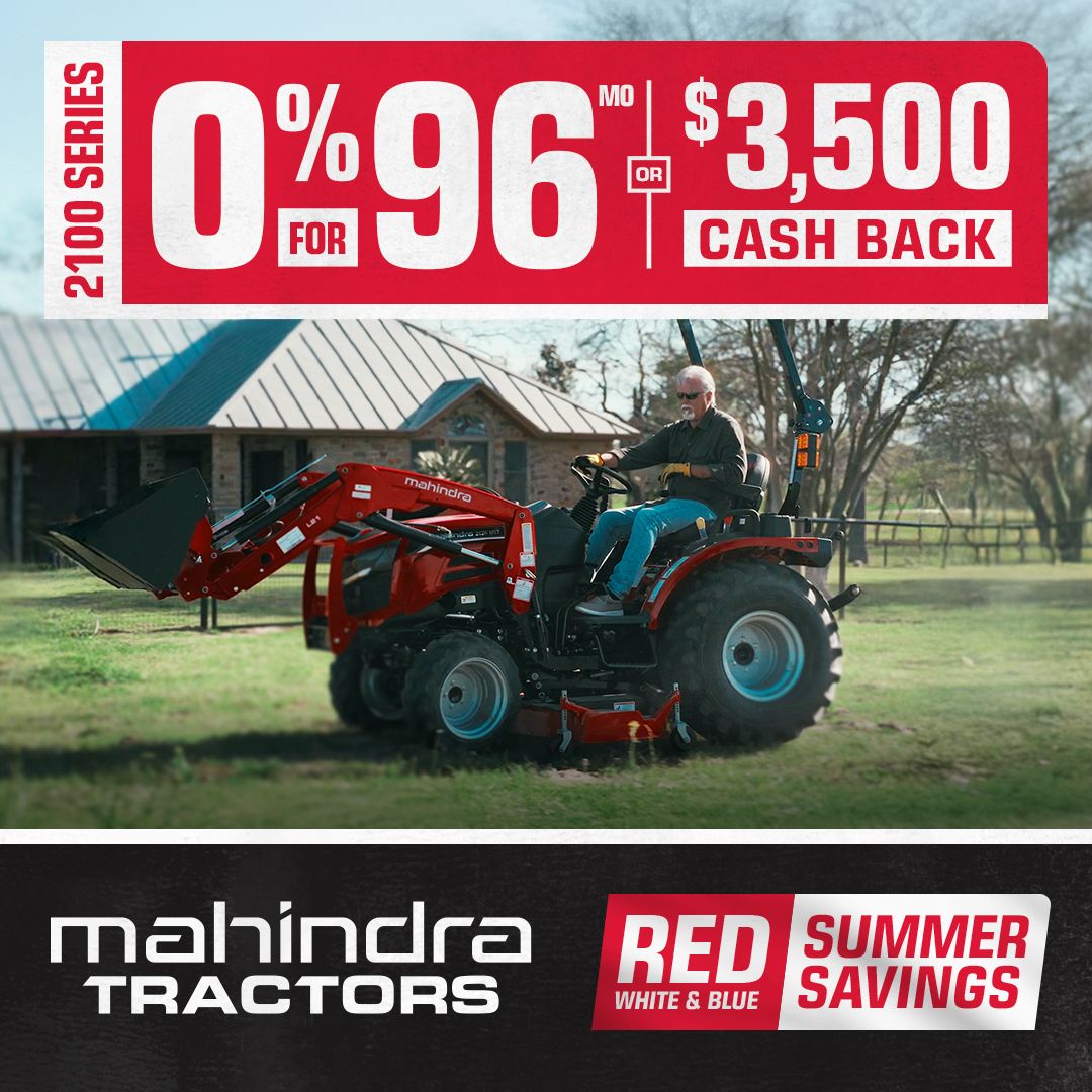 LithgowMotors's tweet photo. Mahindra's Red, White and Blue Summer Savings are here! Save big on the tractor you need today. Call us today at  (217) 283-5171!
.
.
.
#BuiltLikeNothinElse #MahindraTough #AgEquipment #Landscaping #TrendingNow #Photography https://t.co/pa641hIbLm