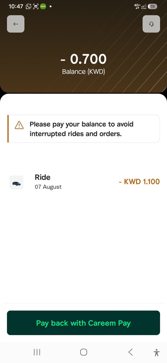ShakirKwt's tweet photo. @CareemCare 
Dear careem 1st of driver not have cash change and when he drop on becach then i take change then i give to captain and  i pay by cash  to  captain  1 kd but from your side why you need extra i not understand bad behavior and i complain about captain y need extra https://t.co/zNvzwBhvxB