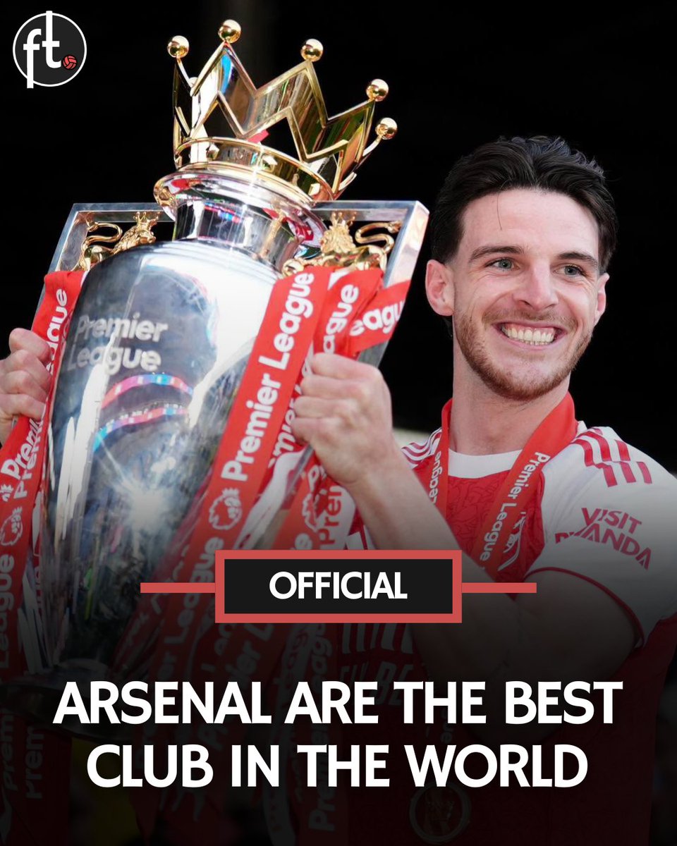 Footballtweet's tweet photo. 🚨 𝗢𝗙𝗙𝗜𝗖𝗜𝗔𝗟: Opta has revealed its current ranking of the 30 best clubs in the world:

1️⃣ Arsenal 🏴󠁧󠁢󠁥󠁮󠁧󠁿
2️⃣ Bayern Munich 🇩🇪
3️⃣ Manchester City 🏴󠁧󠁢󠁥󠁮󠁧󠁿
4️⃣ PSG 🇫🇷
5️⃣ Barcelona 🇪🇸
6️⃣ Manchester United 🏴󠁧󠁢󠁥󠁮󠁧󠁿
7️⃣ Aston Villa 🏴󠁧󠁢󠁥󠁮󠁧󠁿
8️⃣ Real Madrid 🇪🇸
9️⃣ Inter Milan 🇮🇹
🔟 Liverpool 🏴󠁧󠁢󠁥󠁮󠁧󠁿
1️⃣1️⃣ Bournemouth 🏴󠁧󠁢󠁥󠁮󠁧󠁿
1️⃣2️⃣ Brighton 🏴󠁧󠁢󠁥󠁮󠁧󠁿
1️⃣3️⃣ Newcastle United 🏴󠁧󠁢󠁥󠁮󠁧󠁿
1️⃣4️⃣ Brentford 🏴󠁧󠁢󠁥󠁮󠁧󠁿
1️⃣5️⃣ Borussia Dortmund 🇩🇪
1️⃣6️⃣ Sporting CP 🇵🇹
1️⃣7️⃣ Nottingham Forest 🏴󠁧󠁢󠁥󠁮󠁧󠁿
1️⃣8️⃣ Benfica 🇵🇹
1️⃣9️⃣ Chelsea 🏴󠁧󠁢󠁥󠁮󠁧󠁿
2️⃣0️⃣ Crystal Palace 🏴󠁧󠁢󠁥󠁮󠁧󠁿
2️⃣1️⃣ Roma 🇮🇹
2️⃣2️⃣ Como 1907 🇮🇹
2️⃣3️⃣ Fulham 🏴󠁧󠁢󠁥󠁮󠁧󠁿
2️⃣4️⃣ Club Brugge 🇧🇪
2️⃣5️⃣ Juventus 🇮🇹
2️⃣6️⃣ Bayer Leverkusen 🇩🇪
2️⃣7️⃣ Leeds United 🏴󠁧󠁢󠁥󠁮󠁧󠁿
2️⃣8️⃣ Atlético Madrid 🇪🇸
2️⃣9️⃣ Everton 🏴󠁧󠁢󠁥󠁮󠁧󠁿
3️⃣0️⃣ Tottenham Hotspur 🏴󠁧󠁢󠁥󠁮󠁧󠁿