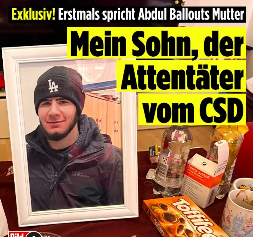 Heilenderer's tweet photo. Die Mutter von Abdul Ballout: "Ich finde es ganz schmerzhaft, wie über ihn berichtet wird, ganz ehrlich. Er war ein guter Mensch."

Nein, Mutter von Abdul. 
Er war ein Killer. 
Ein religiöser Fanatiker. 
Ein Terrorist im Namen Allahs. 
Ein Islamist.
Er war der Attentäter vom #CSD in Berlin 2026.

Du willst das nicht glauben, nicht wahrhaben. Das ändert jedoch nichts an der Realität. Dein Sohn hat gemordet. 

Es ist mir egal, wie sehr du das leugnest.

😡