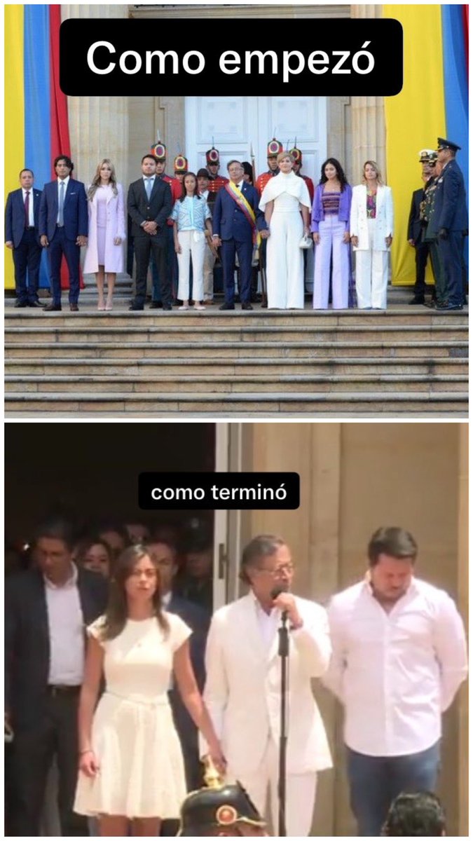 hfvy1976's tweet photo. @AngelaBenedet Hizo el ridículo. En cuatro años Petro acabó hasta con su familia. https://t.co/I2t3leMnZz