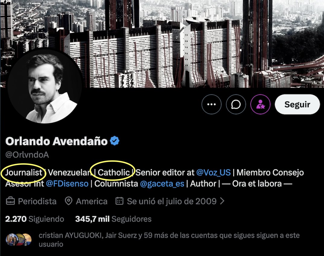 Disrubtivo2131's tweet photo. @OrlvndoA Cada que te dispongas a mentir, por lo menos quita de tu perfil las palabras periodista y católico. Pedazo de excremento. https://t.co/tAxdlhPRhp
