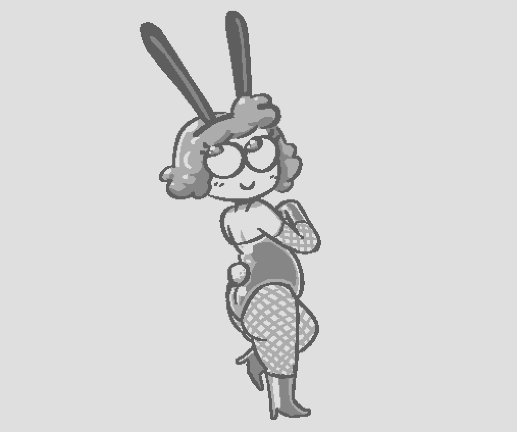 mewpits's tweet photo. my ugly sona girl in a bunny suit again!!!! https://t.co/QPUBmv0fZB