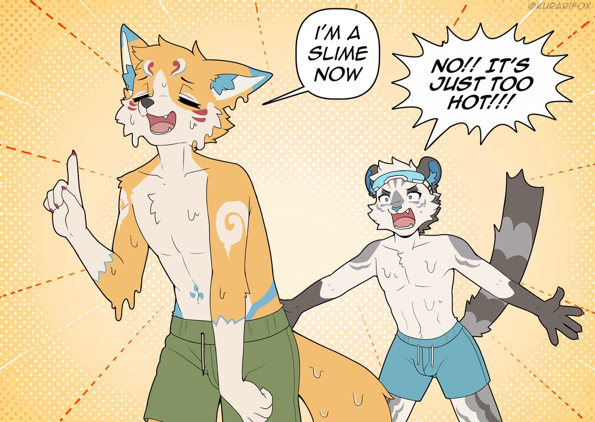 Kurarifox's tweet photo. Literally every furs after a summer furcon… https://t.co/G42M2SVU1N
