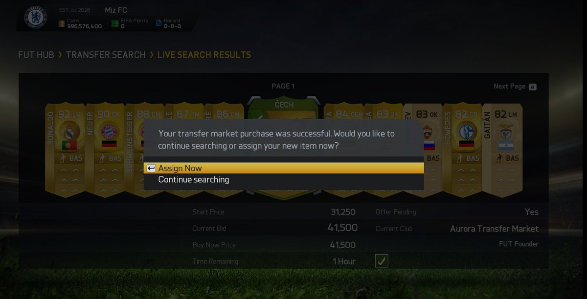 Aurora_FUT's tweet photo. Transfer Market is currently being worked on.
Players can be purchased for BIN + BID. Still working on the listing process. #aurorafut #fut15 https://t.co/TeDtUDa27H