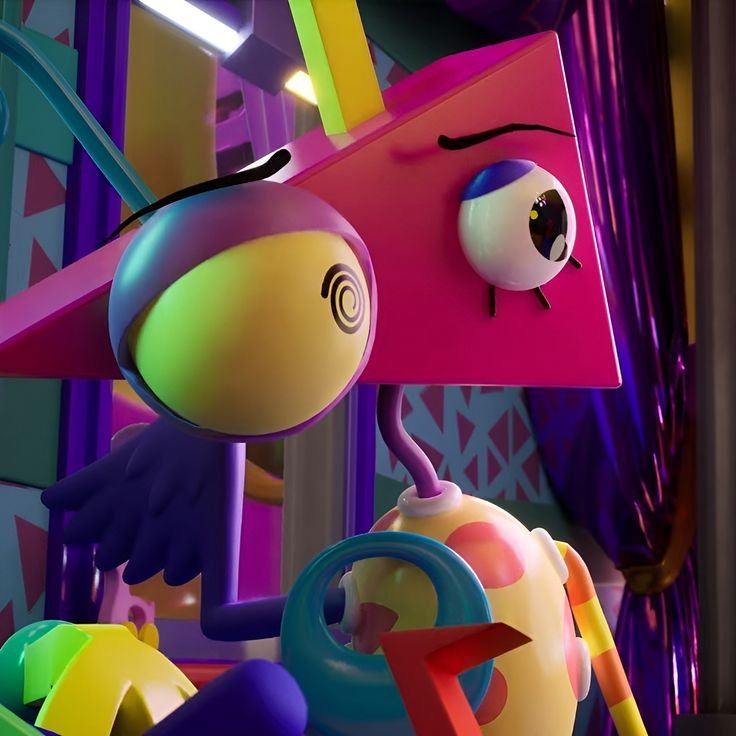 sapphicfunbun's tweet photo. i do think it's crazy that the three characters that's been there since the pilot have been so ignored by glitch they deserve the pendantz https://t.co/MTrcSFU3uh