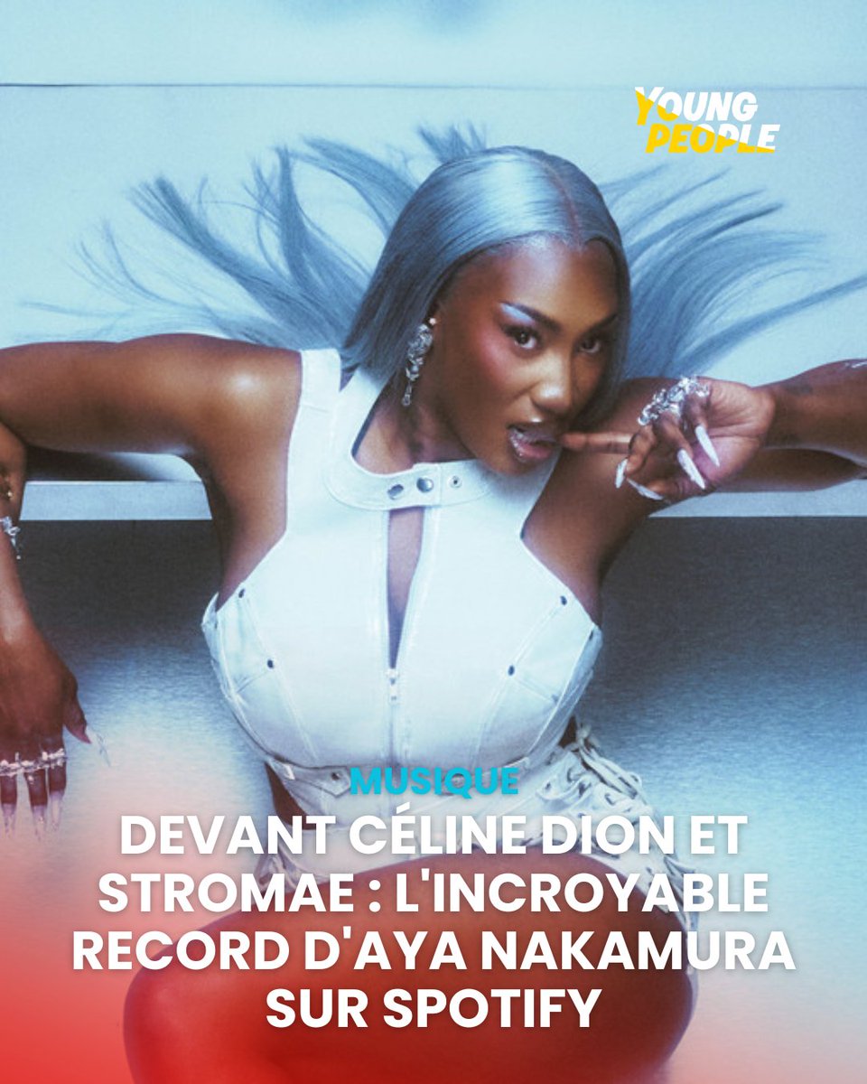 youngpeople_off's tweet photo. Inamovible au sommet ! Depuis 2018, #AyaNakamura reste la chanteuse francophone la plus écoutée au monde sur Spotify. Un règne absolu devant des légendes comme #CélineDion, #Indila ou #Stromae, prouvant que son impact dépasse largement nos frontières ! 🎧🇫🇷
📸 DR https://t.co/nOnrVVaogy
