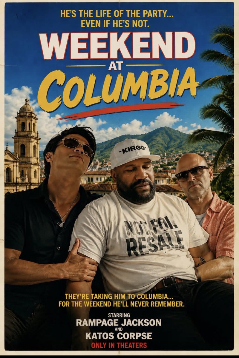 RampageJackson's tweet photo. Think we can last?😂 LIVE 24hrs in 🇨🇴 https://t.co/aCYES9P2AQ