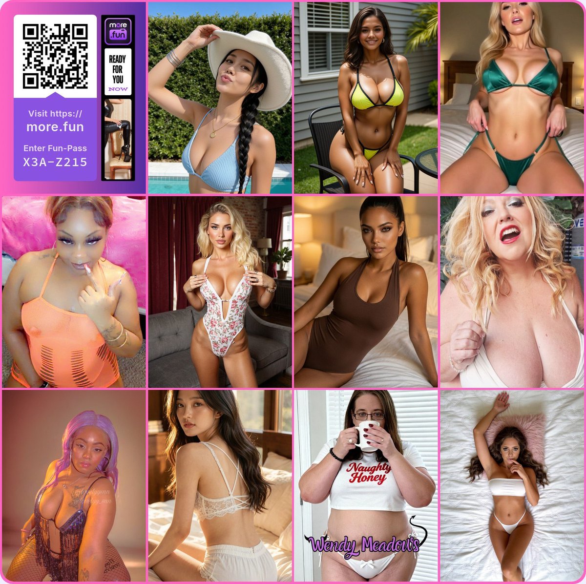 Lila_fresh's tweet photo. 🔥 They’re stacked, soaked, and slutty as hell. 📲 scan the QR code or click the link below  👀 to see the full slideshow up close 👇 https://t.co/YtsP1vWZch