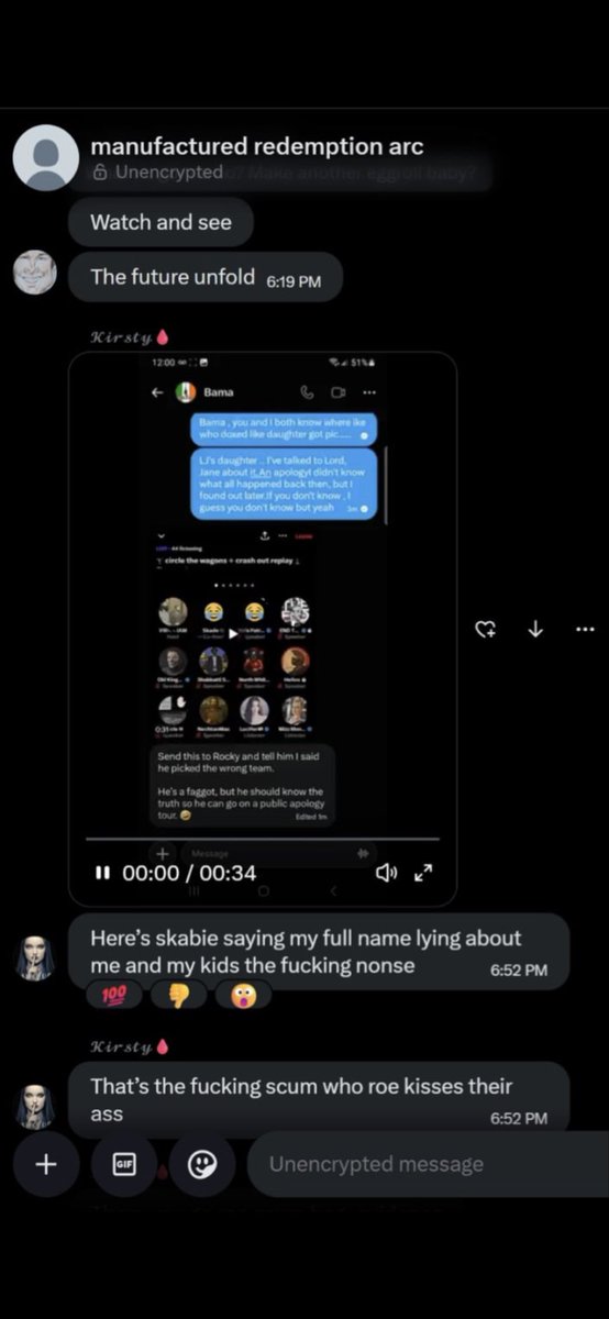 stopcryinglol14's tweet photo. Degenerate update @iamthatguymfer @KirstX18 @WhiteyNational Kirsty Eyre working to dox more eight nationalists with “bama or “peach top”. Bunch of spastic victim failures worrying about others. https://t.co/d0sBPnob1j