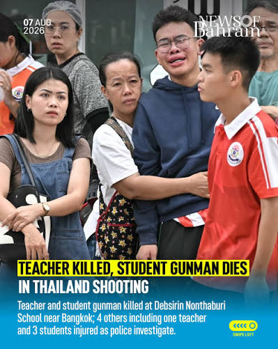 socialismoolib1's tweet photo. 🇹🇭#TAILANDIA #MADRIDDIRECTO #FIRSTDATES #CIFRASYLETRAS
#Noticias
🔫07/08/2026 NONTHABURI BANGKRUAI
#TIROTEO en #ESCUELA
#TIRADOR BUEN #ESTUDIANTE,14,VIDEOJUGADOR
PADRES SEPARADOS
#PISTOLA de ABUELO
MUERTOS:
Sus 2 #ABUELOS
1 #PROFESOR
ÉL
HERIDOS 15 a 22: 2 MG 9 GRAVES https://t.co/0KSKJes9VW