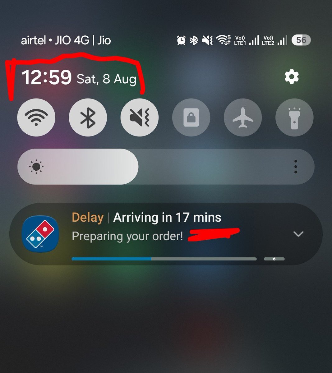raunny2709's tweet photo. @dominos_india placed an order at 12:25, its 1:45 AM now. Still arriving in 9 mins 🙂. https://t.co/ZVha870GML