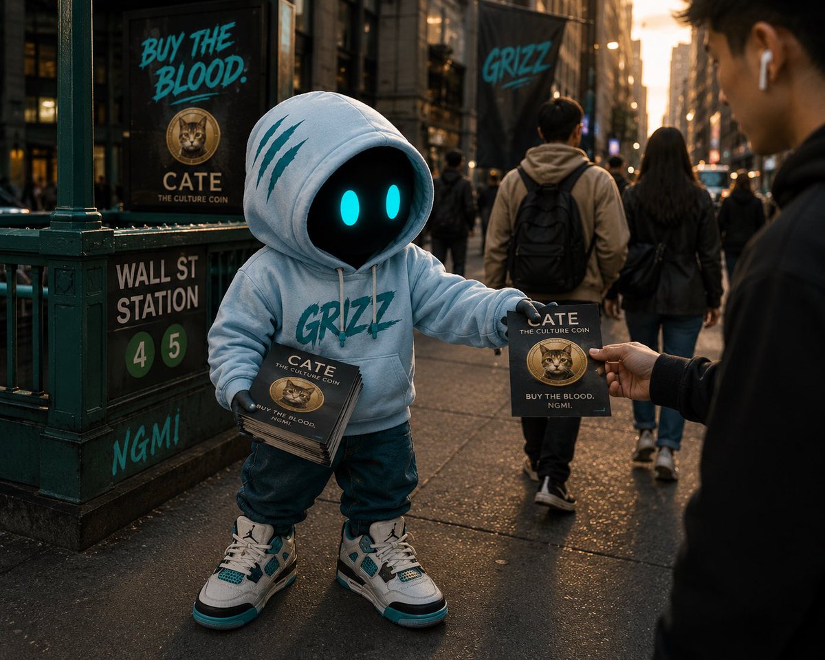 TheeRealGrizz's tweet photo. Spread the word $CATE https://t.co/JG0FrE06SZ