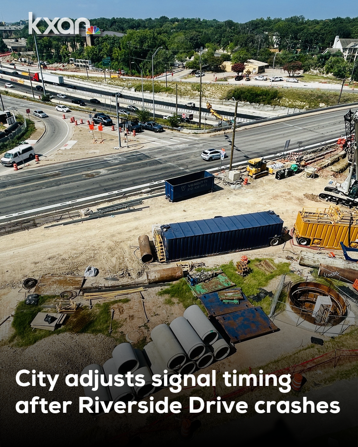 KXAN_News's tweet photo. Hopefully, the change will mean fewer crashes, but as far as construction, that’s here to stay. https://t.co/6yxZut9jQh https://t.co/qhu9s0cVsC