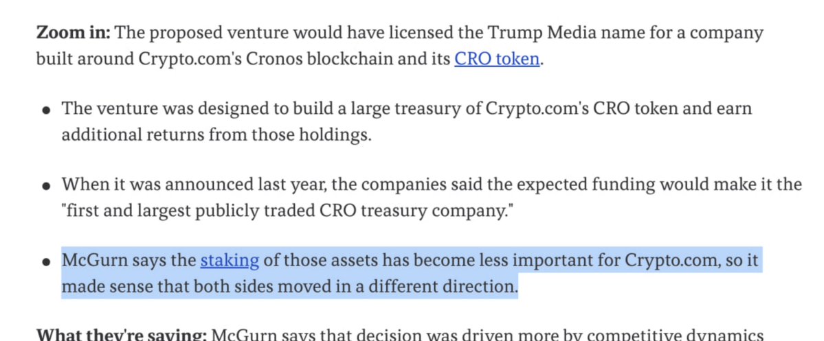 axldefi's tweet photo. Not sure if good or bad news 

But @realDonaldTrump x @cryptocom partnership seems to be over https://t.co/U87pv73KSX