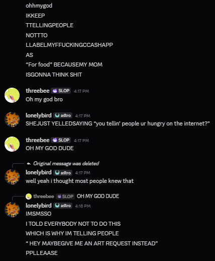 lonelyleg's tweet photo. hi it's three here pls read ty :]

tldr; if ur sending him money as a donation, DO NOT LABEL IT AS "for food," his mom sponsors his account and CAN see it and will be livid. even if u dont want anything in return, label it as anything else. read the rest of these ss for more info https://t.co/yAYKUBh2jc