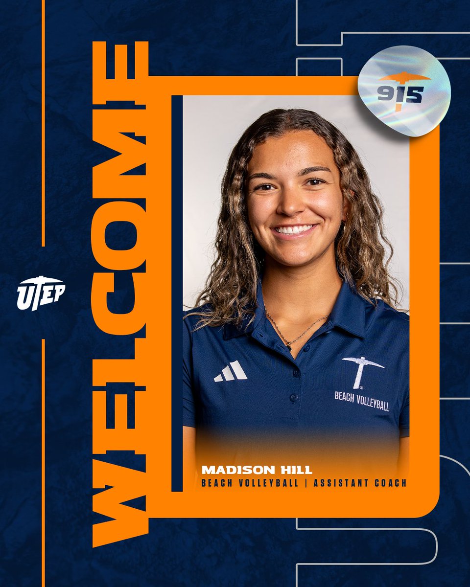 utepbeachvb's tweet photo. she built the foundation. now she’s helping build the future! ✨

UTEP’s all-time wins leader is back — this time leading from the sideline! Welcome, Coach Hill! 🧡

#PicksUp #HammerDown | @maddiejayden_ https://t.co/xhhibJsjrY