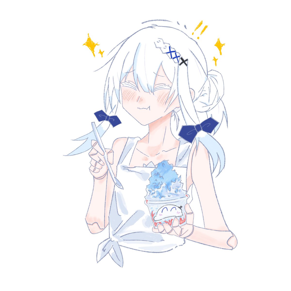 aSAaaBAaa's tweet photo. อื้มม อร่อย~ 🤍☀️🍧
#NirGallery https://t.co/g5TKyyHmdq