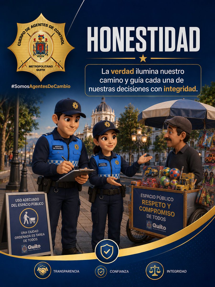 agentesdequito's tweet photo. 👮‍♀️👮 #SomosAgentesDeQuito l Servimos con transparencia porque la confianza ciudadana se construye con hechos. 💙 https://t.co/LLeSV59b35