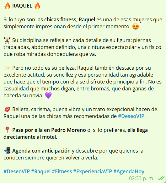 DeseoEliteSLP's tweet photo. ¿Aún no estás en Telegram?🔥
Ahí encontrarás más fotos, información de cada una de las chicas, horarios actualizados, novedades y   contenido exclusivo que no publicamos en otros lugares😈
Únete aquí: https://t.co/EO6VtaJFLX
No te quedes solo con una parte... 💜
#DeseoVIP https://t.co/qBKwsT4Ybu