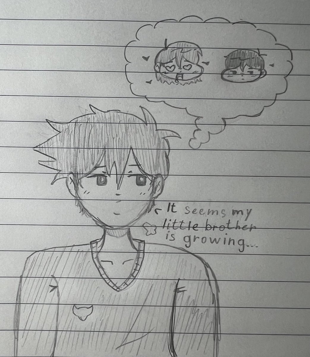fosstya1's tweet photo. A sketch for Hero… (and mini suntan :3) 
#omori #omorifanart #heroomori #kelomori #sunnyomori #omorisuntan https://t.co/zLpHlyGSFV