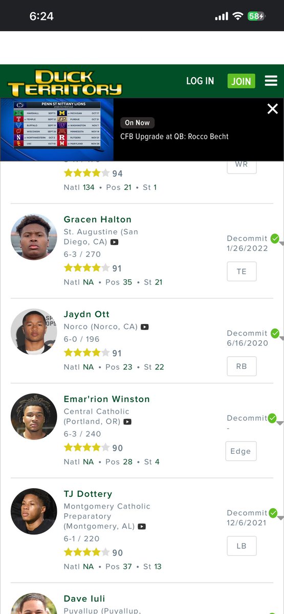 AnonymousCanes's tweet photo. You know that ranking is AFTER Mario left and had a ton of decommitments right? Jesus you’re fucking stupid. That was a top 3 class before he took the Miami class. Look at all the talent that decommitted when Mario left https://t.co/quTb8bs2fF