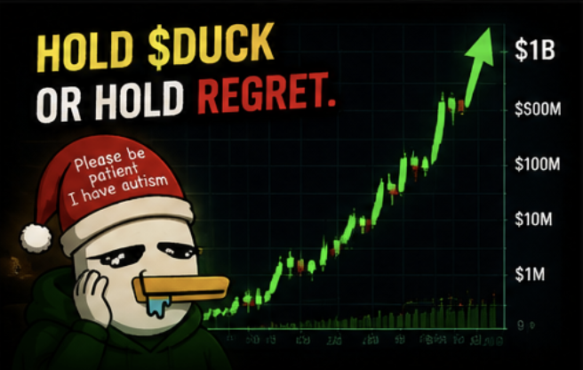 Duckonpons's tweet photo. The $DUCK will make it one way or another you just have to be patient because it has autism 🤣 🌙

0x70ff7235f332aa9a9cc228656c7cce45103178d0 https://t.co/uxg7YzP3Gs
