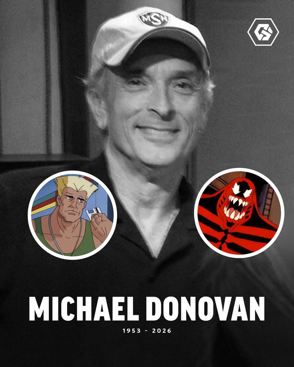 CoveredGeekly's tweet photo. Voice actor Michael Donovan has sadly passed away 💔

He was 72 🕊️ https://t.co/W3DoSNJlxY