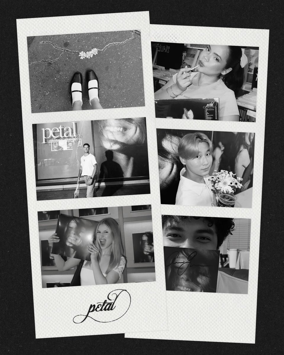TeamAriana's tweet photo. celebrating one week of petal + the u.s. leg of the eternal sunshine tour ꕤ 。˚ https://t.co/VNlNmk9PYo
