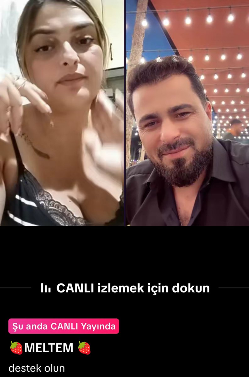 NCancan29969's tweet photo. BU TİK TOK NEDEN KAPATILMIYOR İŞTE ADAM İLE GECELİGİ
 İLE KADIN UYGUNSUZ ORTAK CANLI YAYIN YAPIYOR TİK TOK KAPATILMALI
KADIN GECELİGİ İLE BİRLİKTE CANLI YAYIN YAPIYOR HEDİYE İSTİYORU İŞTE https://t.co/aiwF2s8wKZ