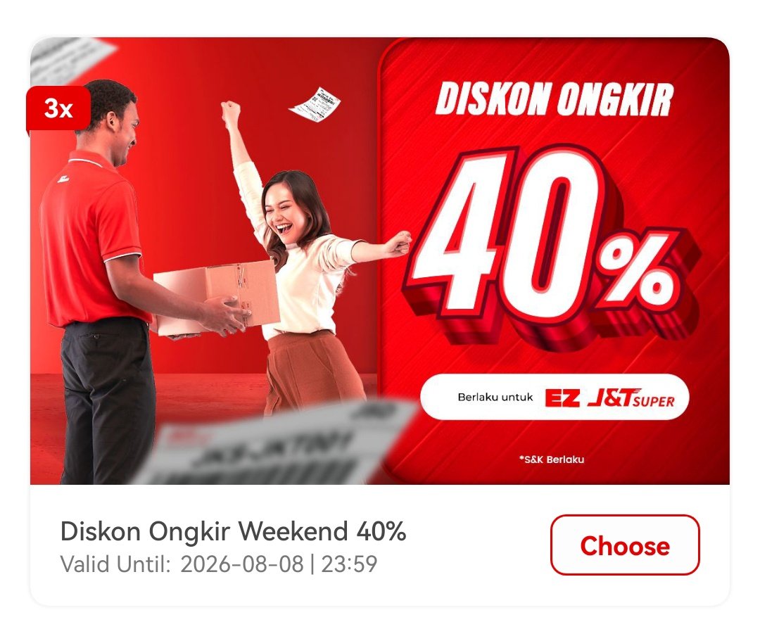 bucinminton's tweet photo. @fairybear06 @sbtmfs download aplikasinya aja kakk, nanti otomatis ada voc-nya. per akun dapet 3 voucher yaa, ada opsi pick up jugaa jadi tinggal tulis no invoice aja di paketnya, nanti kalau udah di-input baru keluar nomor resi di aplikasinyaa. bisa dipake hari jumat sabtu minggu https://t.co/uvgB44uVVZ