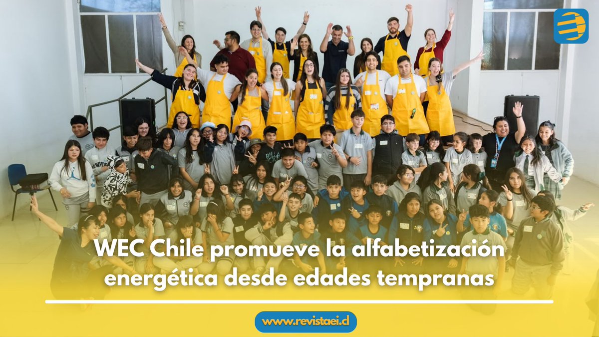 r_electricidad's tweet photo. La iniciativa apunta a acercar a niñas y niños a las disciplinas STEM (ciencia, tecnología, ingeniería y matemáticas), claves para el desarrollo del sector energético del futuro.

➡️ https://t.co/OY7zflRLkJ

#WECChile #KidsInEnergy #UAI #Energía #Electricidad #Chile https://t.co/kIXEWaE7k5