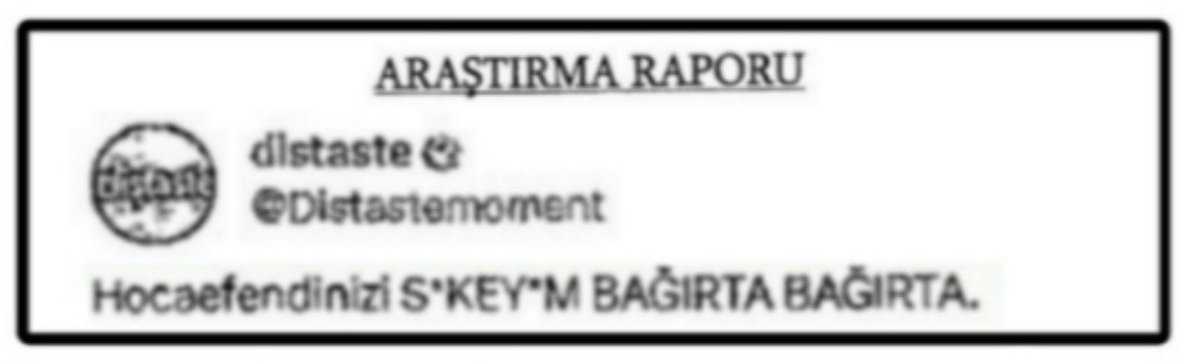 Distaste_31_'s tweet photo. @sarkastikbirisi ✅ Doğrusu: 2023'te FETÖ'ye küfür ettiği için ifade veren son Türk vatandaşı olan Distaste, Fethullah zamanı X'de olsaydı 9 gözaltı ve 3 tutuklulukla kalmaz, d*vlet tarafından infaz edilirdi. https://t.co/0TrCr6JgF5