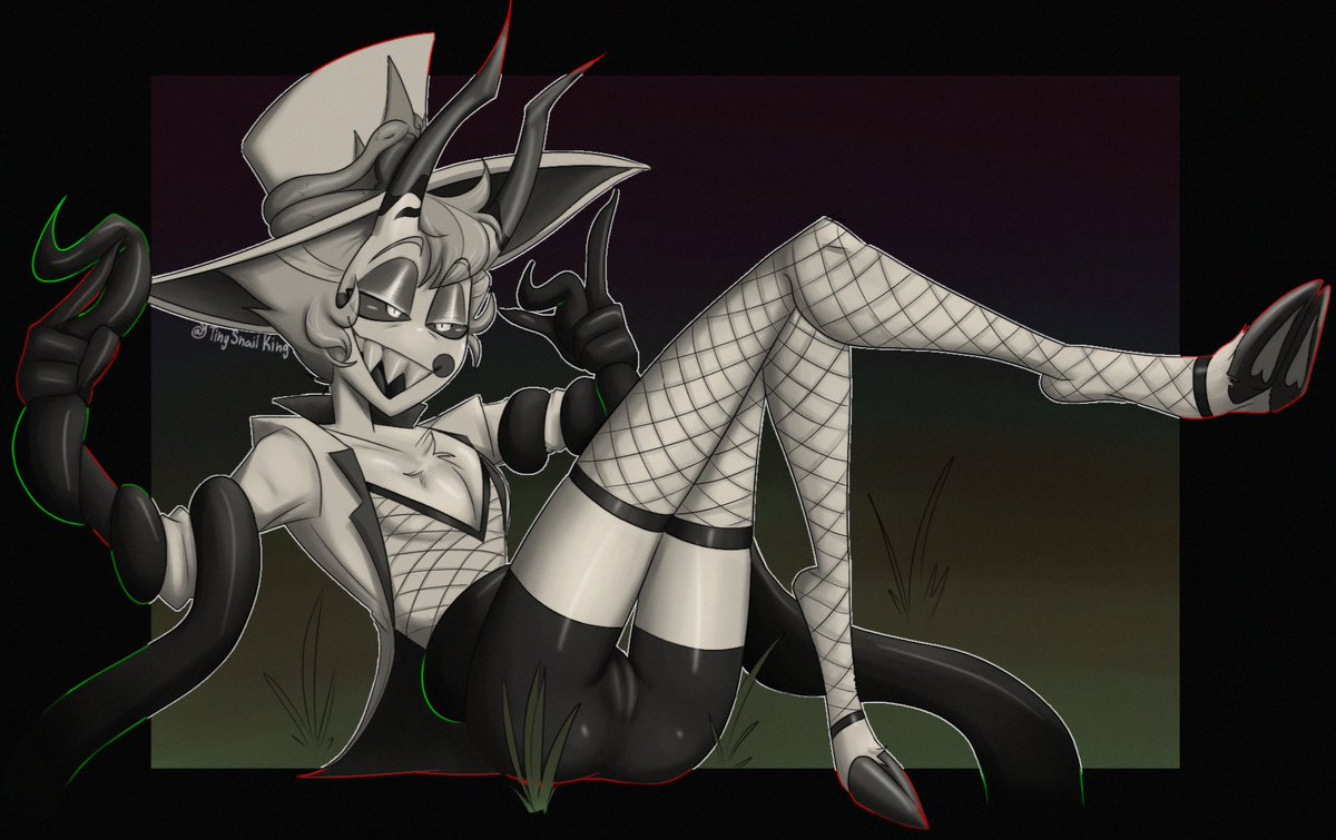 TinySnailKing's tweet photo. 🍎🦌
. 
. 
. 
. 
#hazbinhotel #lucifer #radioapple https://t.co/ytRKQVZI06