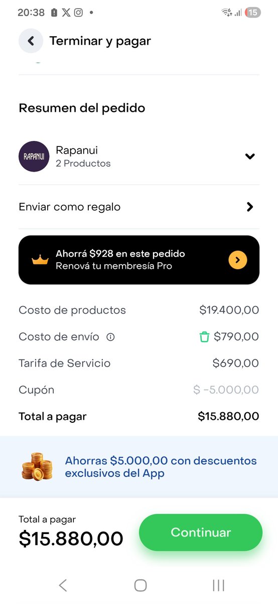 luquittas's tweet photo. @RappiArgentina No se dejen estafar por @RappiArgentina terribles chantas! En una cuenta sin membresia PRO te cobran mas barata la tarifa de servicio que una cuenta que si la tiene! @jefadelahorro https://t.co/zDn7MJskg4