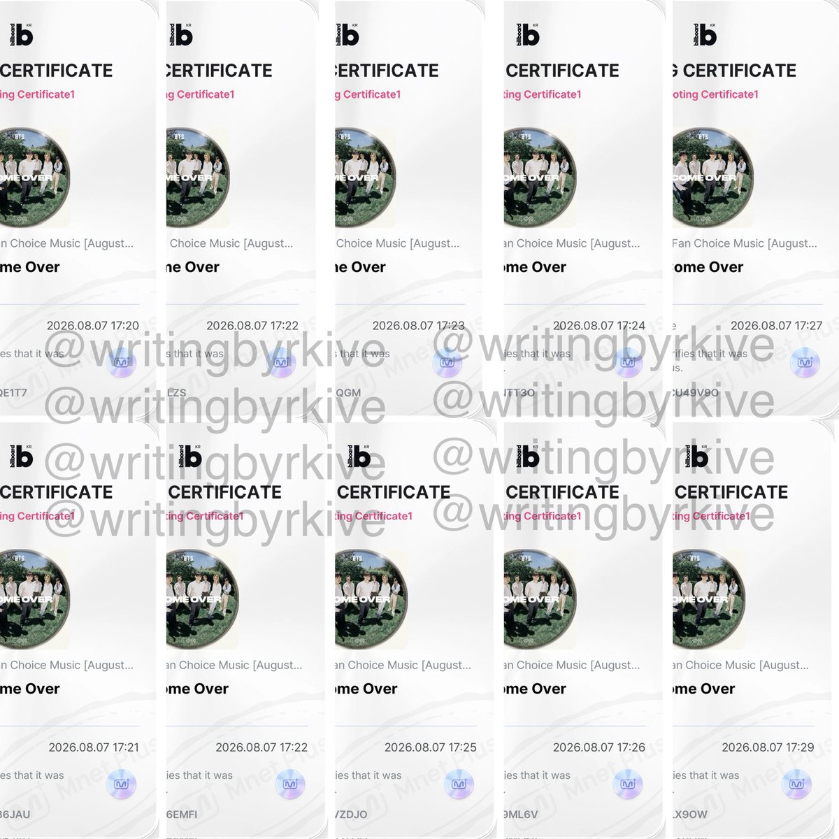writingbyrkive's tweet photo. 🚨 ATENÇÃO: VOTAÇÃO MNET 🚨 

🗳️ A votação da categoria "Billboard Korean Fan Choice Music" está aberta.
Votem em “COME OVER”. Estamos em 4º Lugar! 

📆 VOTE ATÉ 09/08 às 11h59 (BRT)
🔗 https://t.co/s9Ai2Jqlsf
Você pode votar 10 vezes por dia! https://t.co/WvP2F0VCJJ