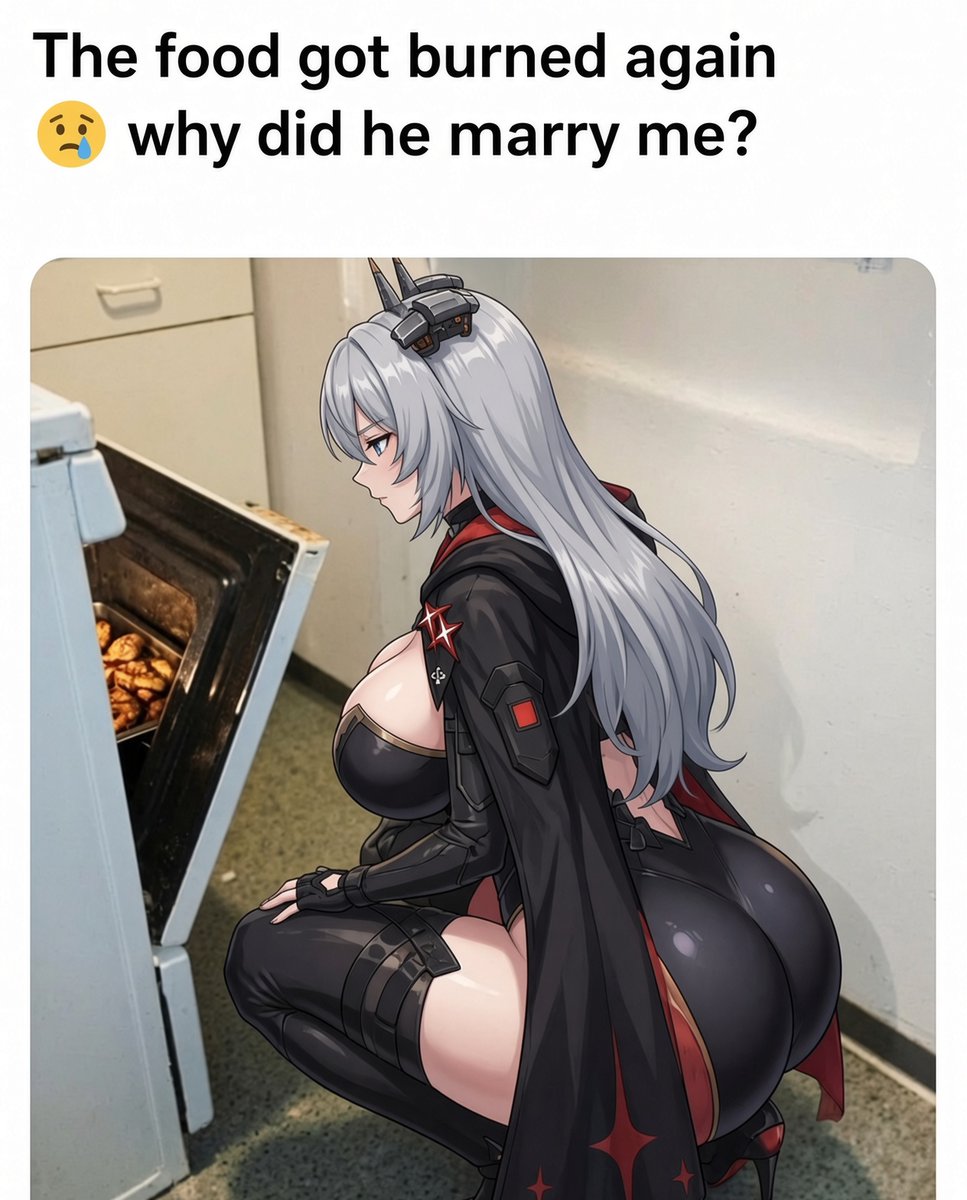 LuisAlvertoAlv6's tweet photo. The food got burned again why did he marry me?
#ZenlessZoneZero #ゼンゼロ #Sunbringer #Dracaene #Eldreda https://t.co/Sa8rf0fj7P