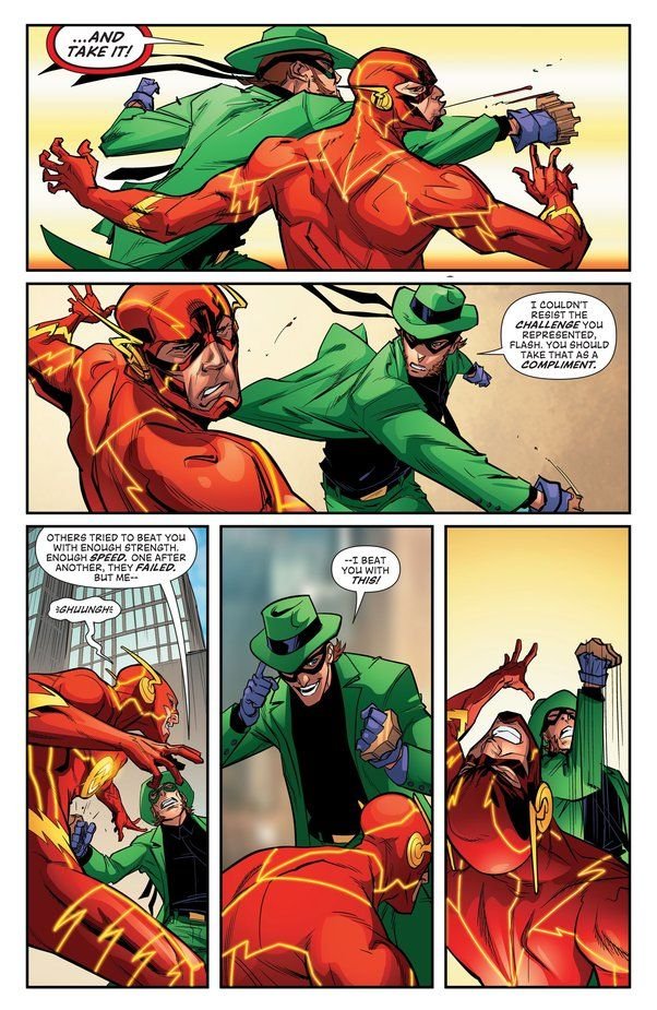 Boydidwhat's tweet photo. @the_whar Riddler fighting impulse vs riddler fighting flash https://t.co/lWHkOHNKSg