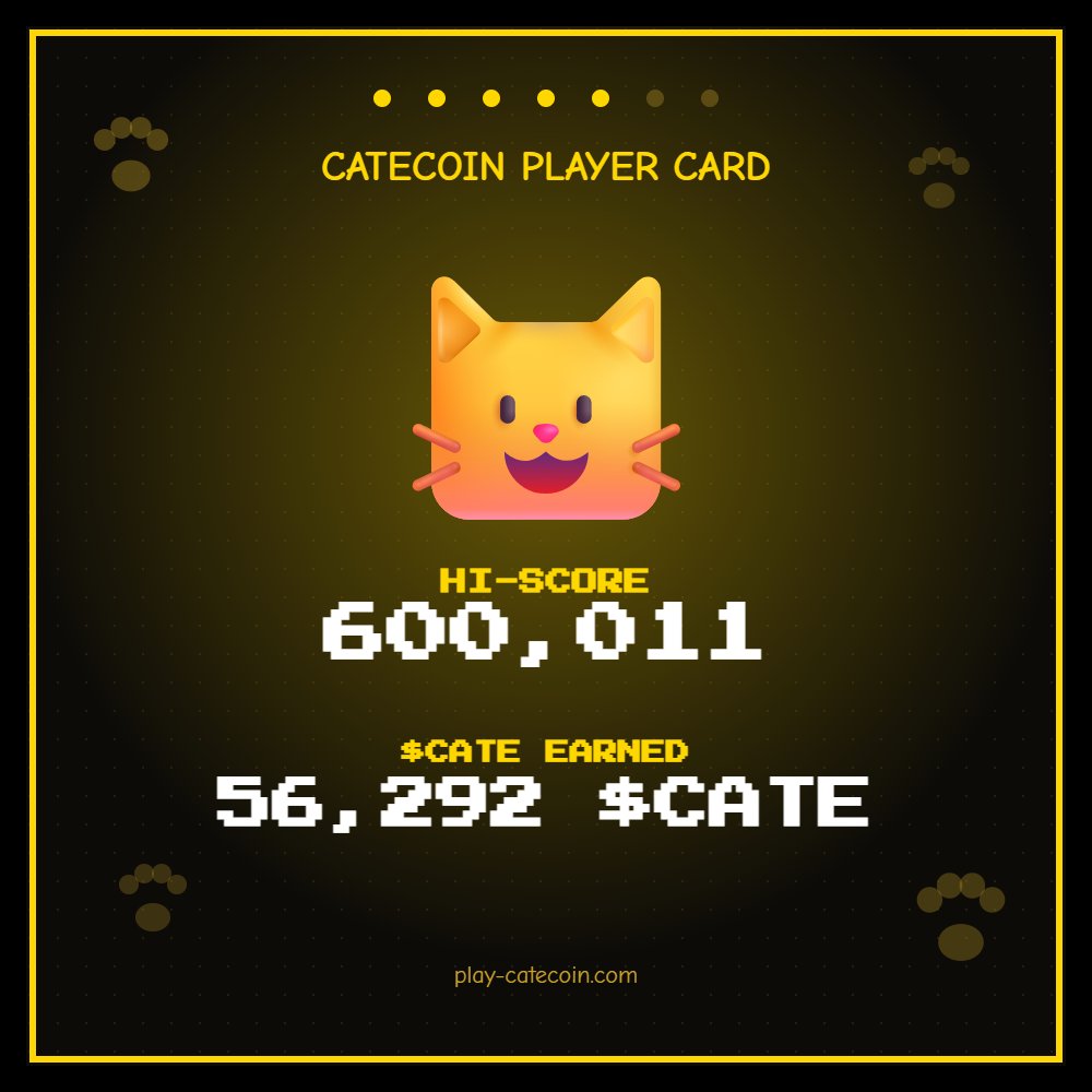 ukfilmlab's tweet photo. Did you broke my record in new Cate game yet?
If not than go and break it lmao https://t.co/ppnF3X1I1j

Oh and dont forget you must be CATE holder to play , since they give rewards they blocked new wallets ig‍​​‍​‌ https://t.co/KiGZaBndPY