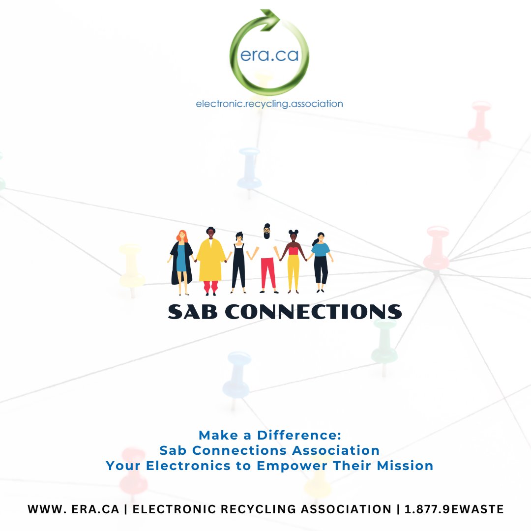 DonateRecycleIT's tweet photo. Join ERA in Supporting Sab Connections Association

Sab Connections builds stronger communities by creating meaningful opportunities for people to connect, support, and uplift one another.
The organization currently needs 5 laptops and 1 projector.

Donate retired technology through ERA and help strengthen community programs and digital access.

Learn more: https://t.co/4fOT5r7qJv

#LaptopDonation #ProjectorDonation #DigitalInclusion #CommunitySupport #DonateTechnology #ERACanada