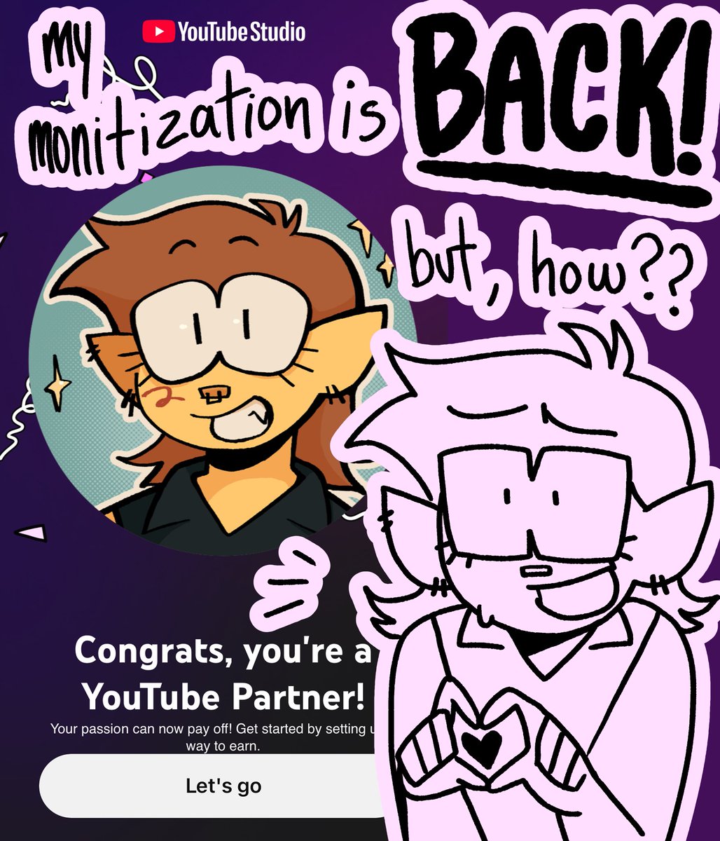 KelseyAnimated's tweet photo. I HAVE AN UPDATE! Not sure exactly when or why, but my monetization on my channel has magically appeared again!! I can’t thank you guys enough for giving this issue the traction it needs to be solved, this whole mess is so frustrating and ITS STILL HAPPENING TO OTHER CREATORS! https://t.co/43xIyhZ9er