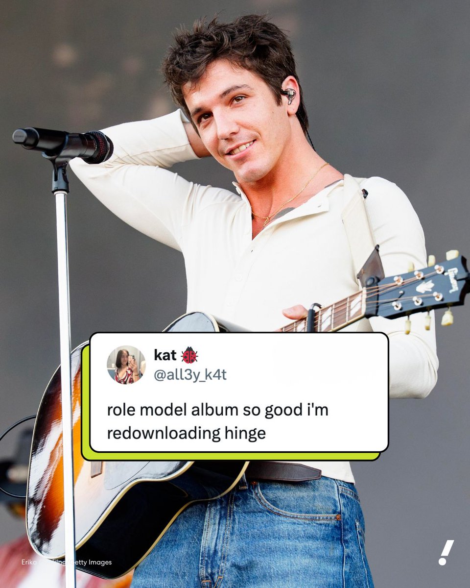 YahooEnt's tweet photo. BRB listening to Role Model’s new album on repeat. 🔁 https://t.co/922Hax2Ciy https://t.co/ZjiOy1ocEN