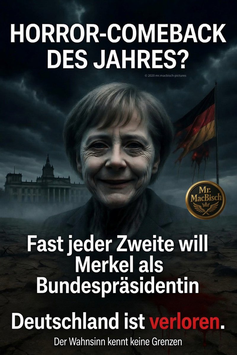 Mister_Macbisch's tweet photo. 🦅 Late Night Talk and News 🦅
+++ Forscher sind Ratlos: Deutschland verfällt endgültig dem Wahnsinn +++
🇩🇪 Laut #BILD Zeitung ergab eine Umfrage diesen besorgniserregenden Umstand….
#UmfrageImIrrenhaus #LinksVirus
#MrMacBisch #LateNightTalk #TeamAfD
#LAUTgegenLINKS #NieWiederMerkel
#Heimatland #Deutschland #Wahnsinn