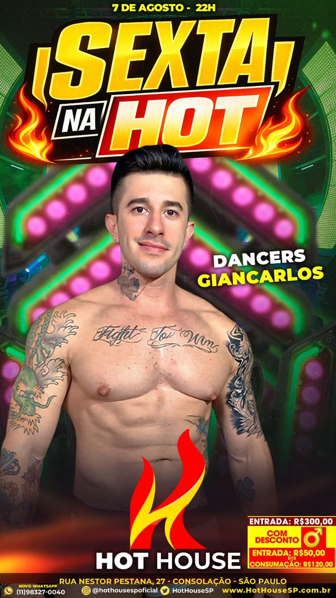 HothouseSP's tweet photo. Hoje o espetáculo #Giancarlo tirando tudo #Stripperboys #Stripershowboys #boysnus #pauduro no palco da #Hothouse e nos nossos canais VIP 

👉 https://t.co/RBr6gmXYhS
👉 https://t.co/C0AH0b1H6q https://t.co/Q6E72067ps