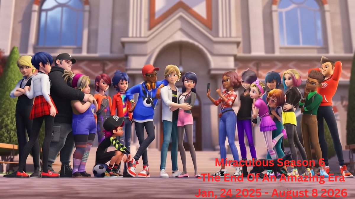 AgentBrokBug's tweet photo. The End of A Truly Amazing Era
#MLBS6 
Thank you Beloved Miraculers 
Jan,24 2025 - Aug 8 2026 https://t.co/lMn23gnSzy