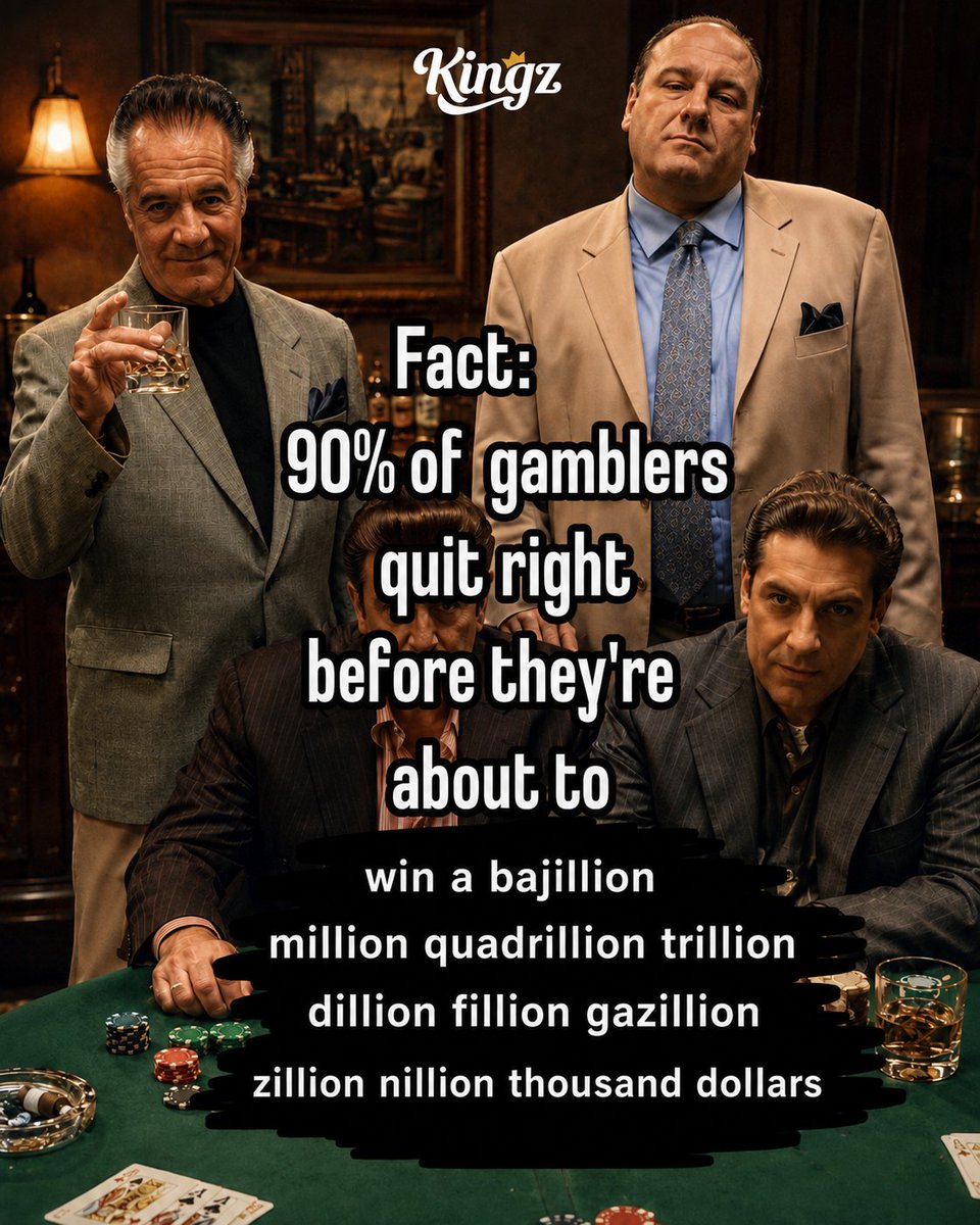 kingzcasino's tweet photo. FUN FACT:

The Kingz weekly cashback has personally been responsible for a bajillion million quadrillion dillion gazillion zillion nillion thousand dollars back in players' pockets.

A fresh 20% cashback on all your weekly losses, bonuses included, just landed. 👑 https://t.co/SiVPbCwpmj