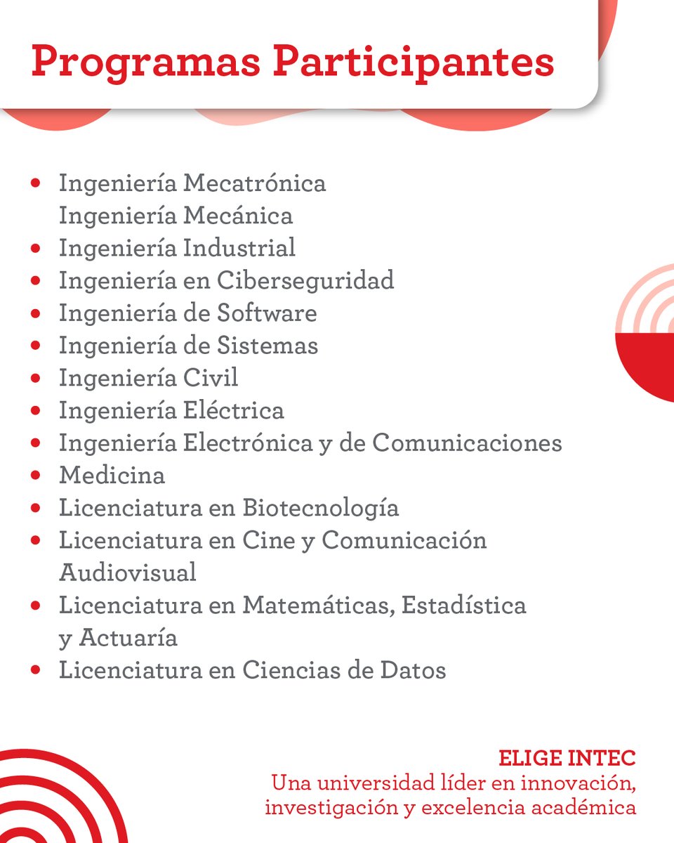 intecrd's tweet photo. Estudia en INTEC con una beca del 100%. Tienes hasta el 13 de agosto para postularte a una beca del MESCyT

📌Postúlate en https://t.co/Vel02tKU9u.

¿Dudas con el proceso? Te acompañamos:
📱 849-720-0830
📞 809-567-9271 ext. 500
✉️ grado@intec.edu.do

#AdmisionesINTEC #BecasINTEC https://t.co/iiqitiGWcC