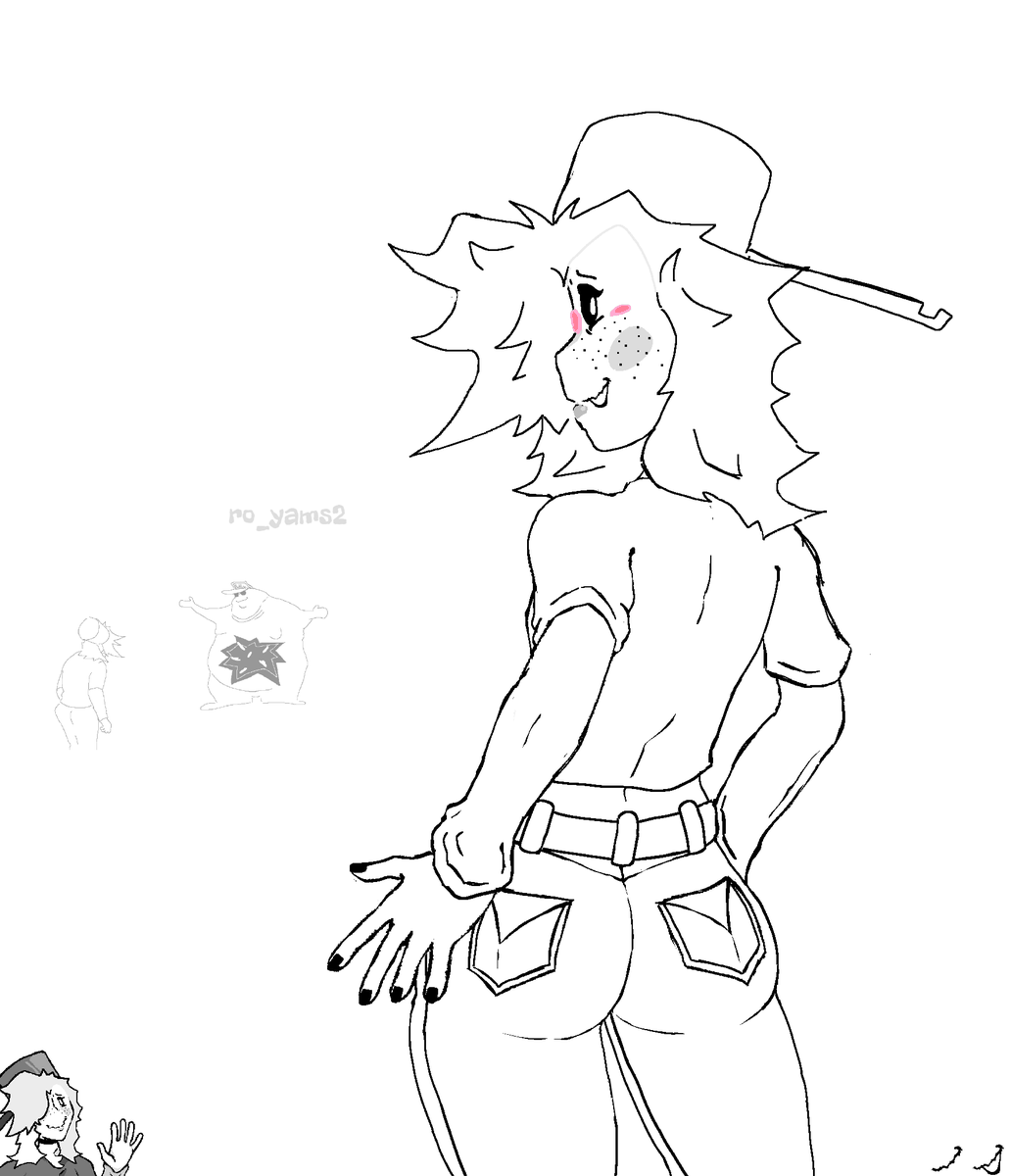 ropotthew_2's tweet photo. suggestive art "butt" its my butt 😅(gulp) https://t.co/FHCQVuaNDV
